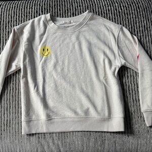 Z SUPPLY Smiley Face/lightning bolt- Sweatshirt  size 10-12